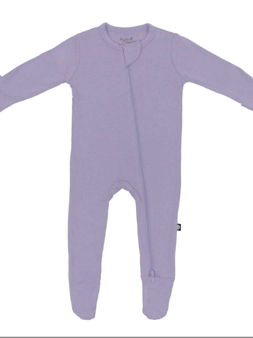 Kyte BABY Zippered Footie in Taro
